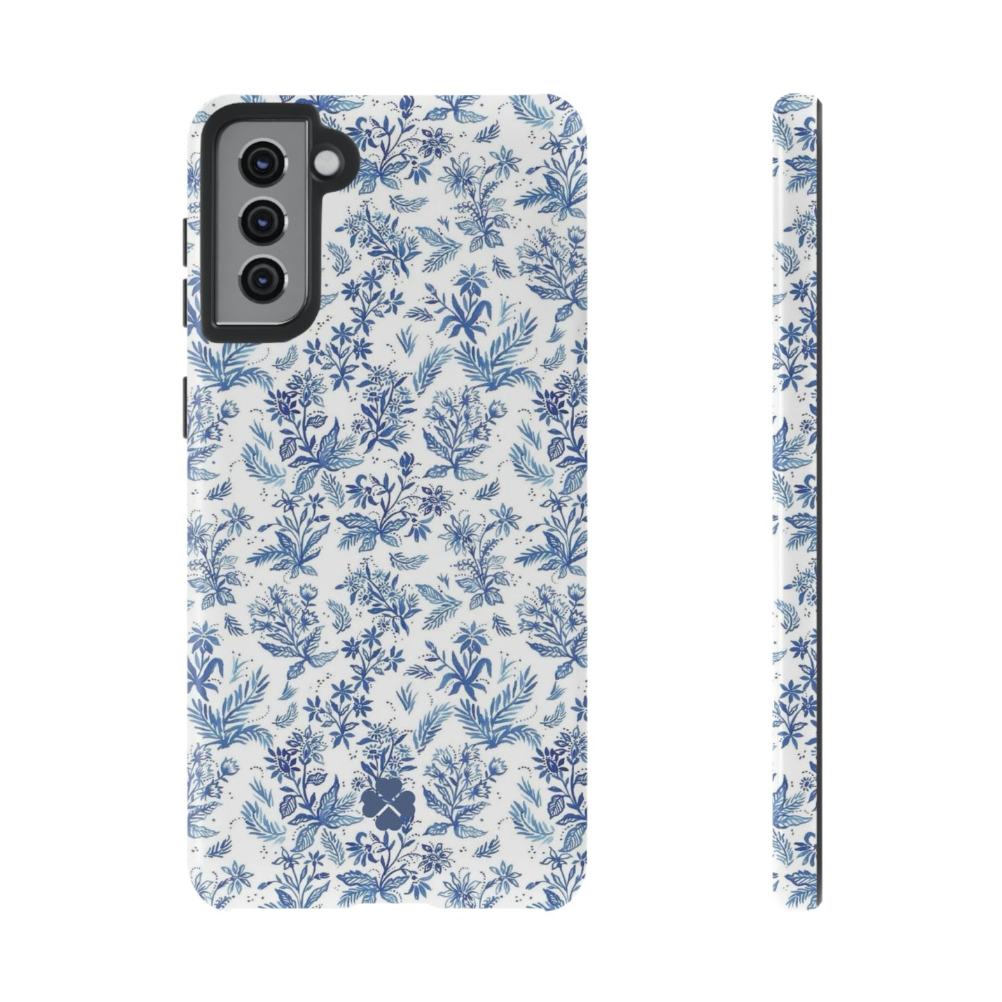 Blue Toile Phone Case