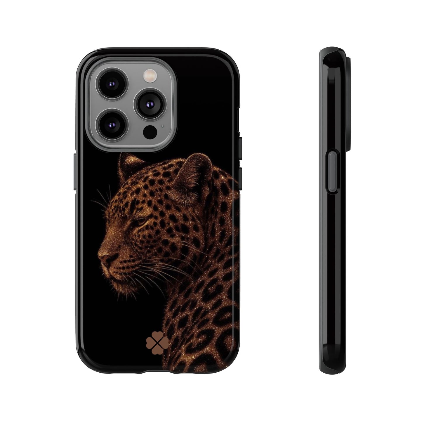 Glitter Leopard Phone Case
