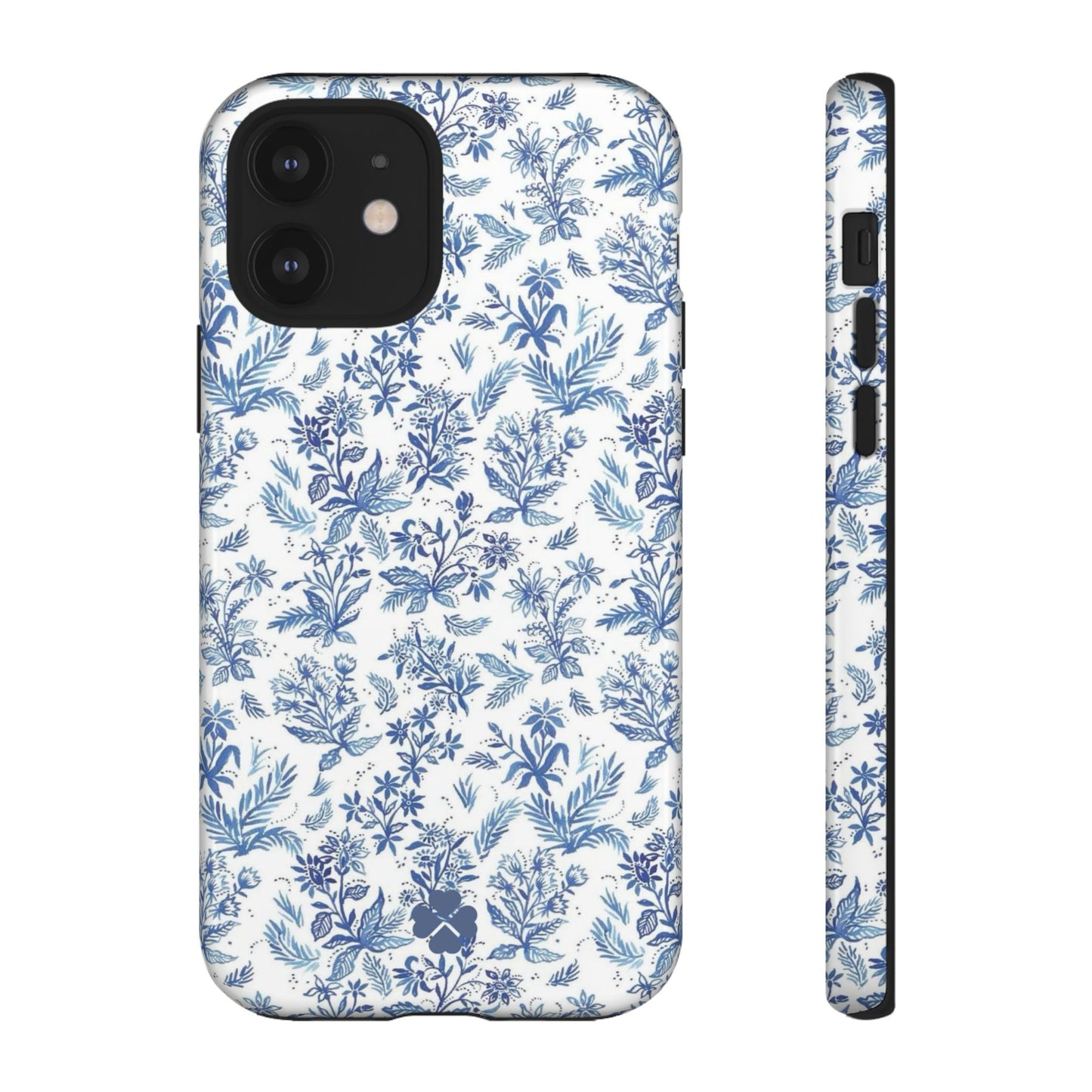Blue Toile Phone Case