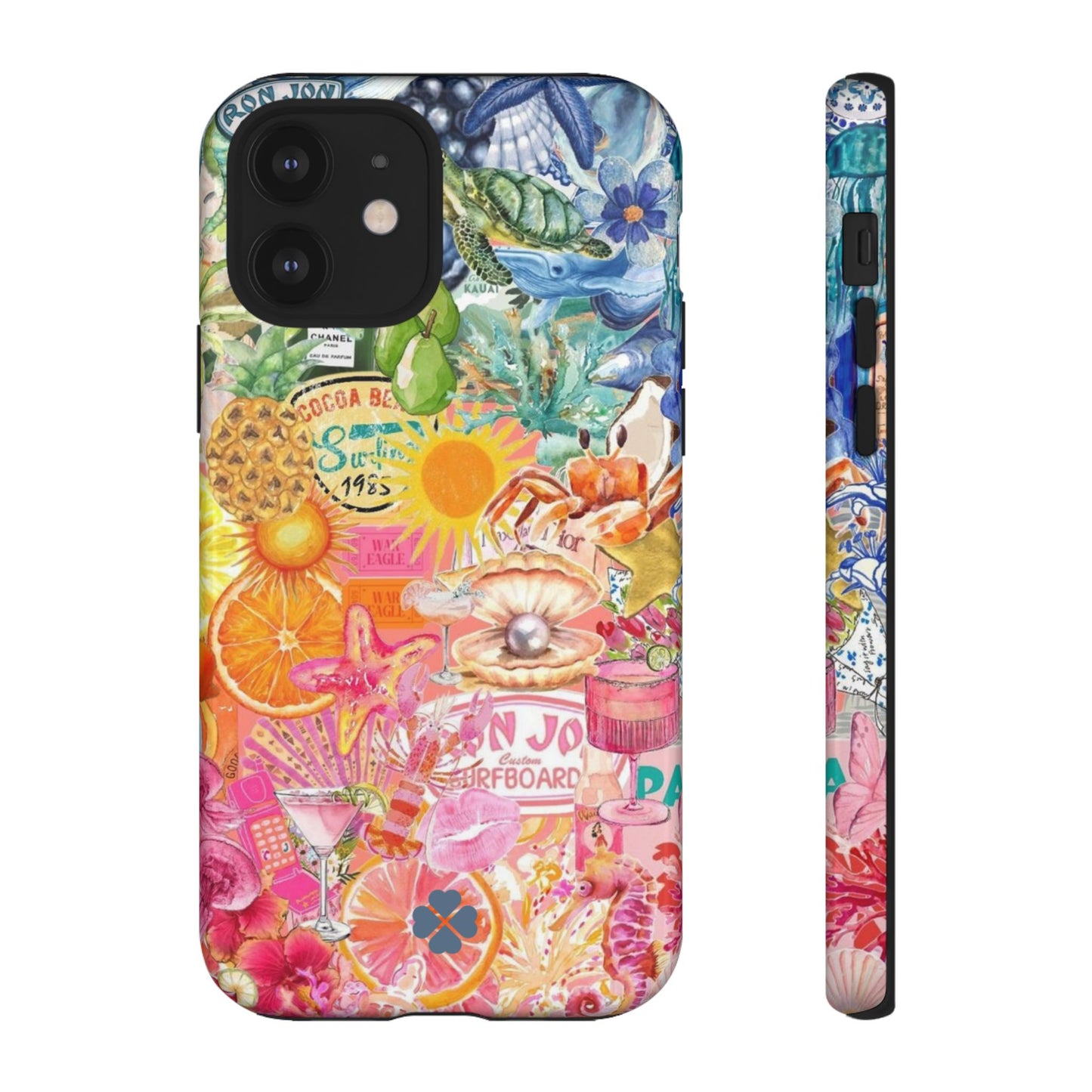 Rainbow Summer Collage Phone Case