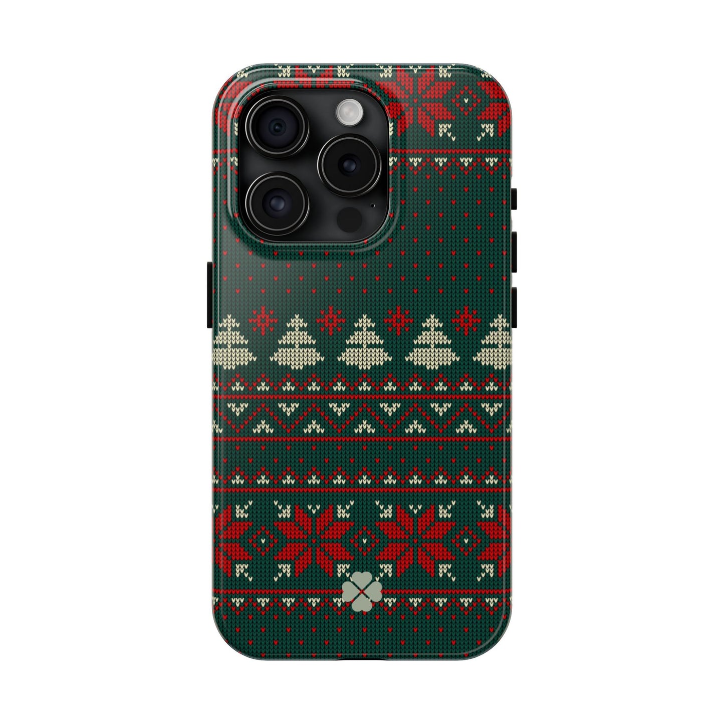 Green Christmas Sweater Phone Case