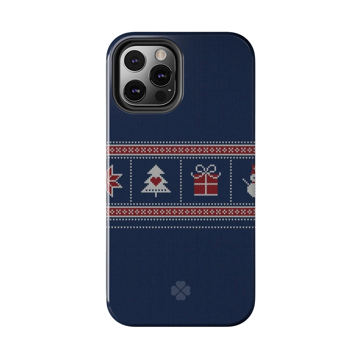 Blue Christmas Sweater Phone Case