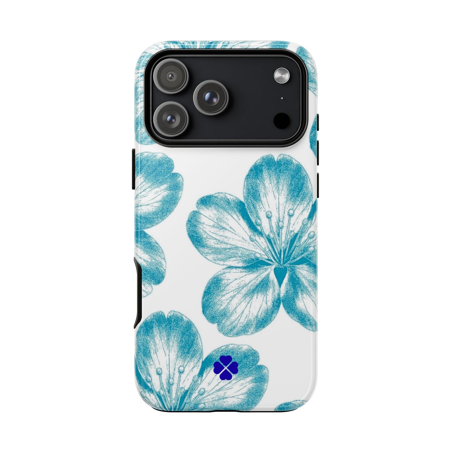 Blue Hibiscus Phone Case
