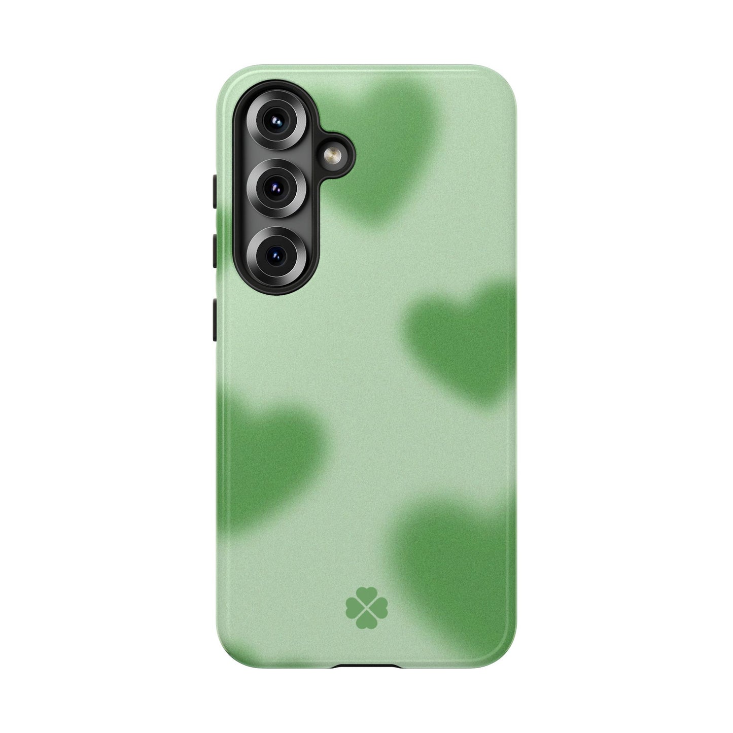 Green Hearts Phone Case