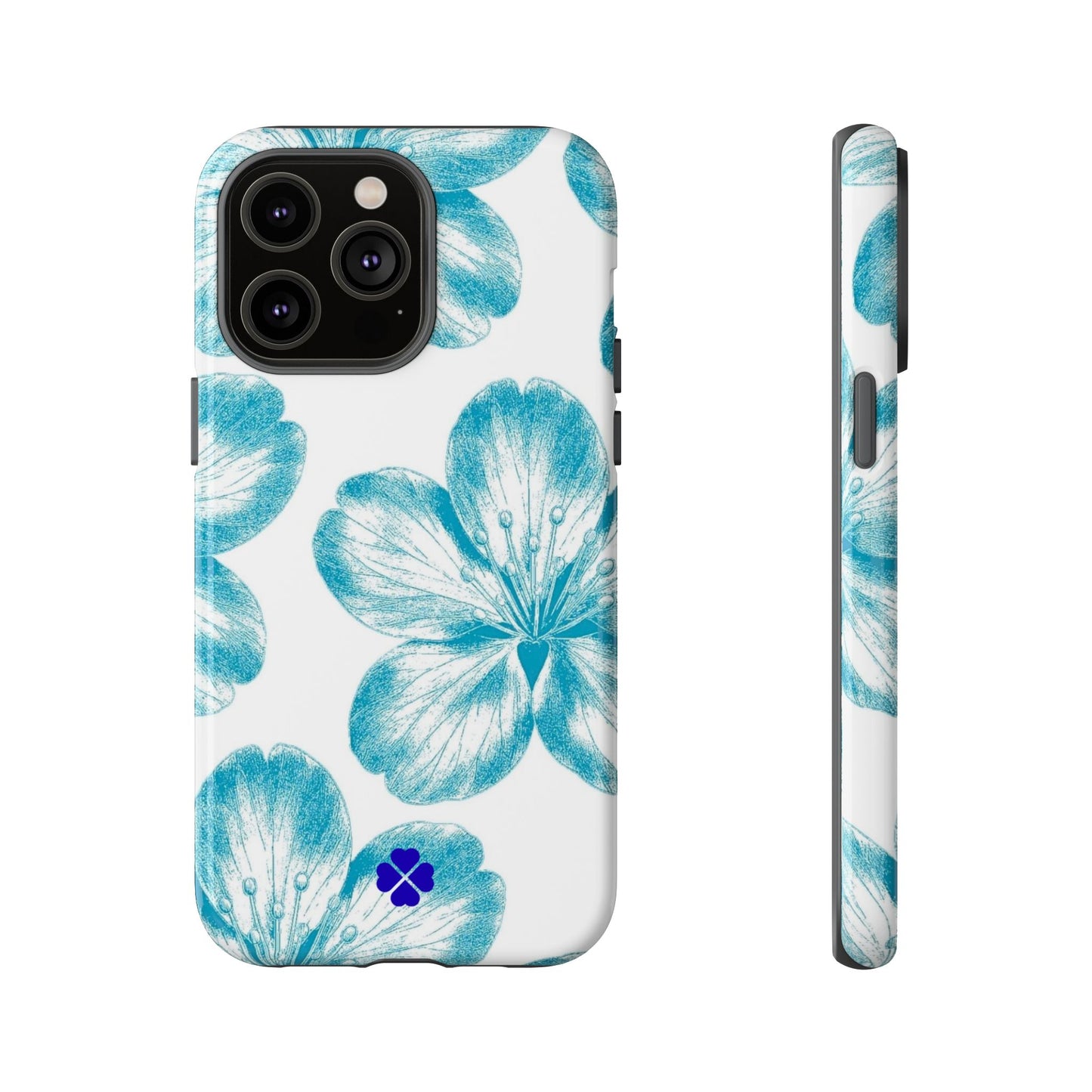 Blue Hibiscus Phone Case