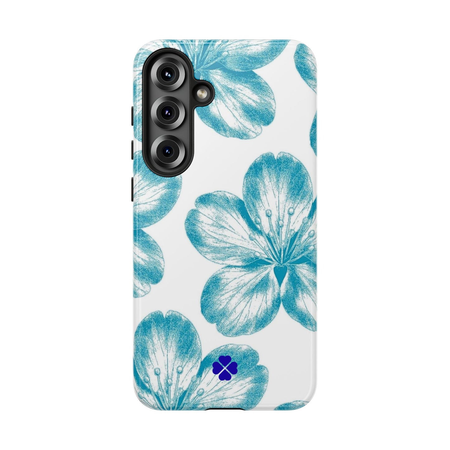 Blue Hibiscus Phone Case