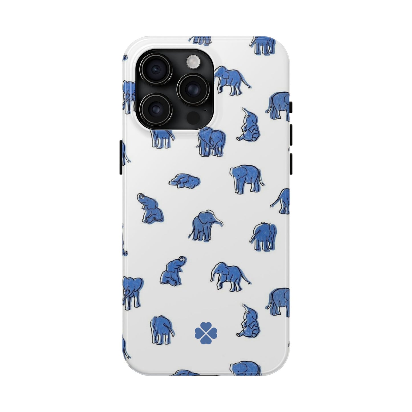 Blue Elephant Phone Case
