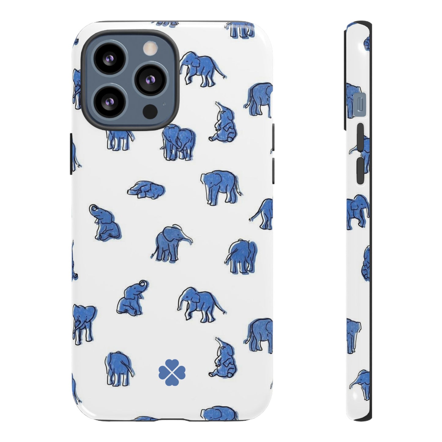 Blue Elephant Phone Case