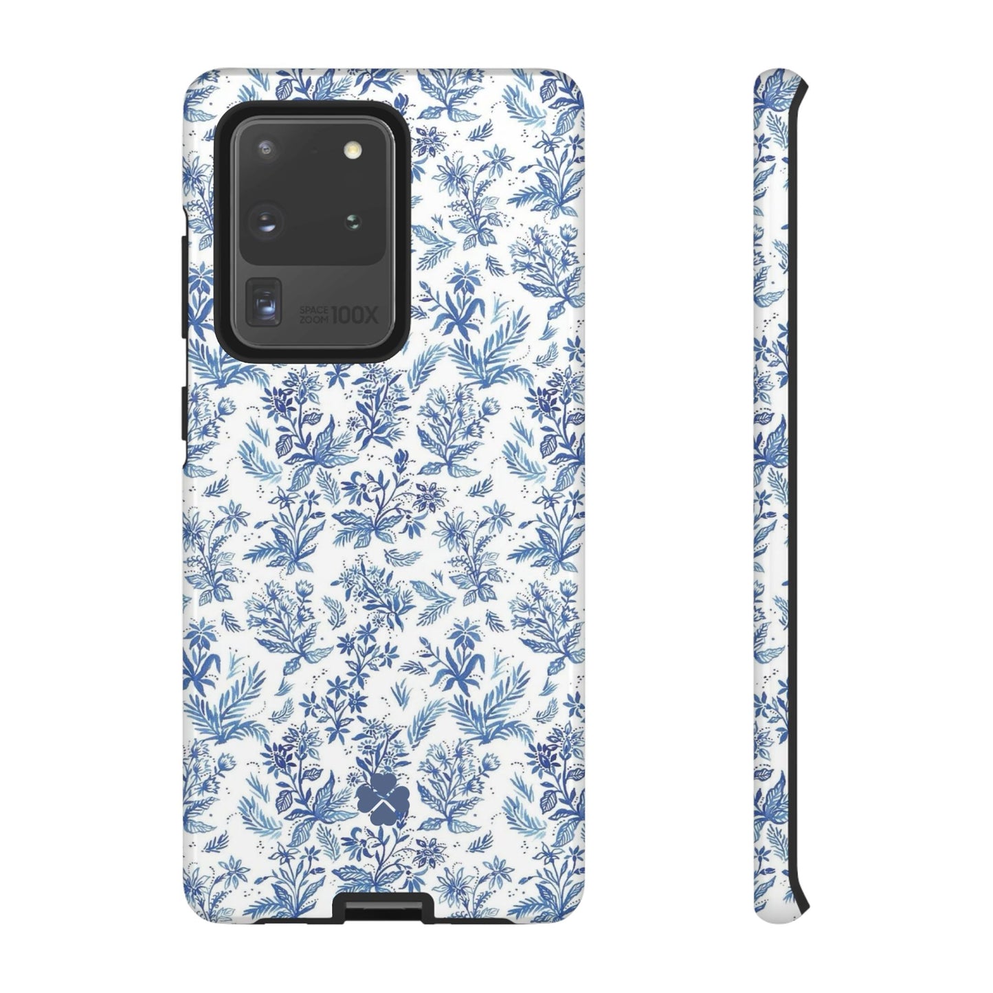 Blue Toile Phone Case