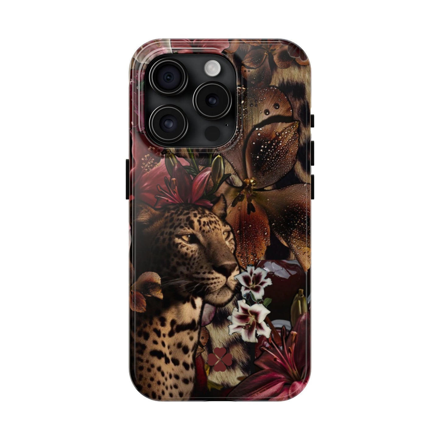 Leopard Floral Phone Case