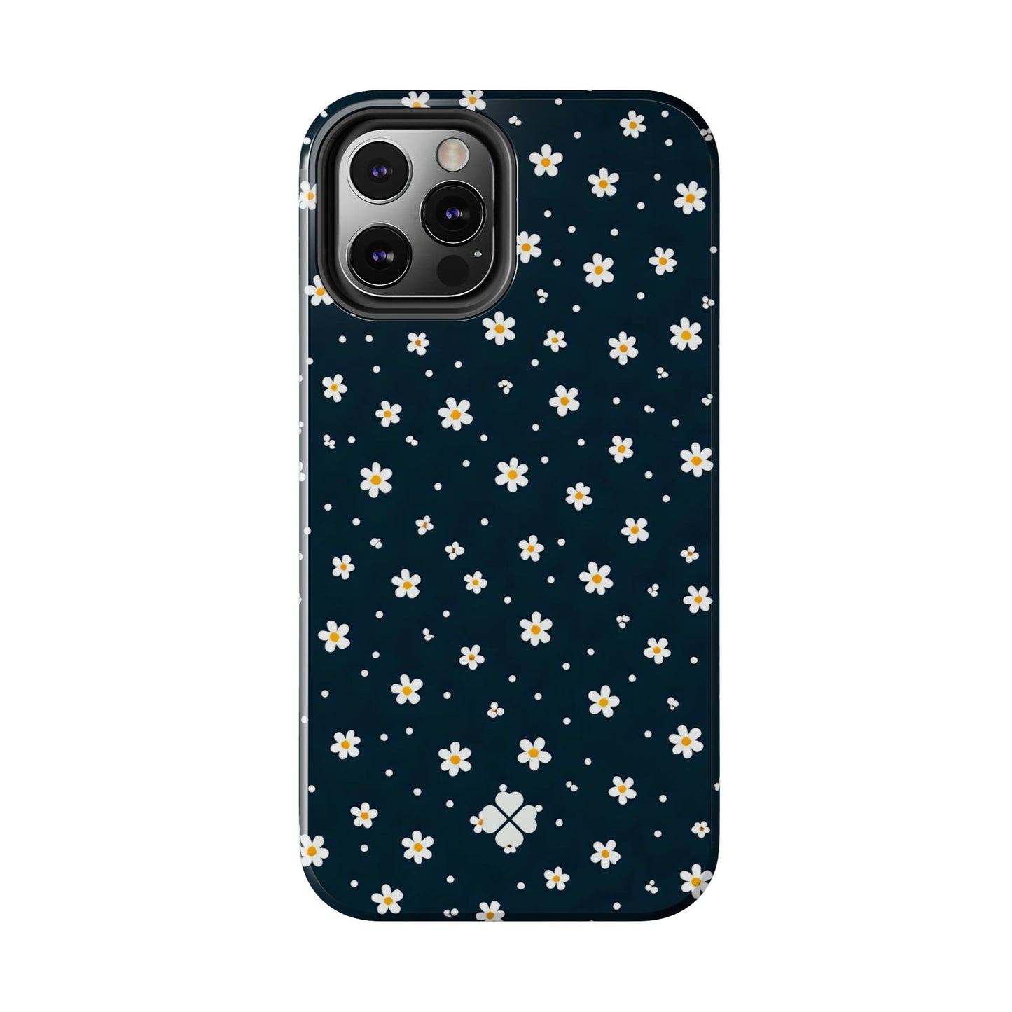 Navy Daisy Phone Case