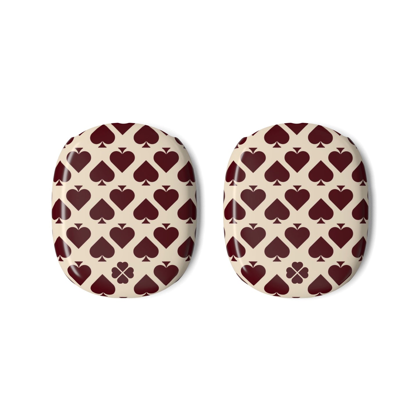 Maroon Spades AirPod Max Case