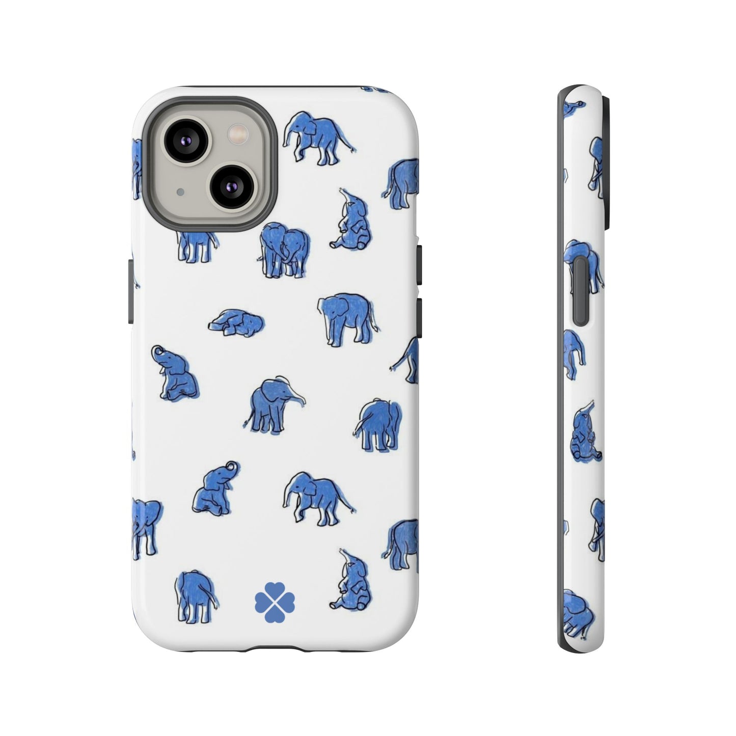 Blue Elephant Phone Case