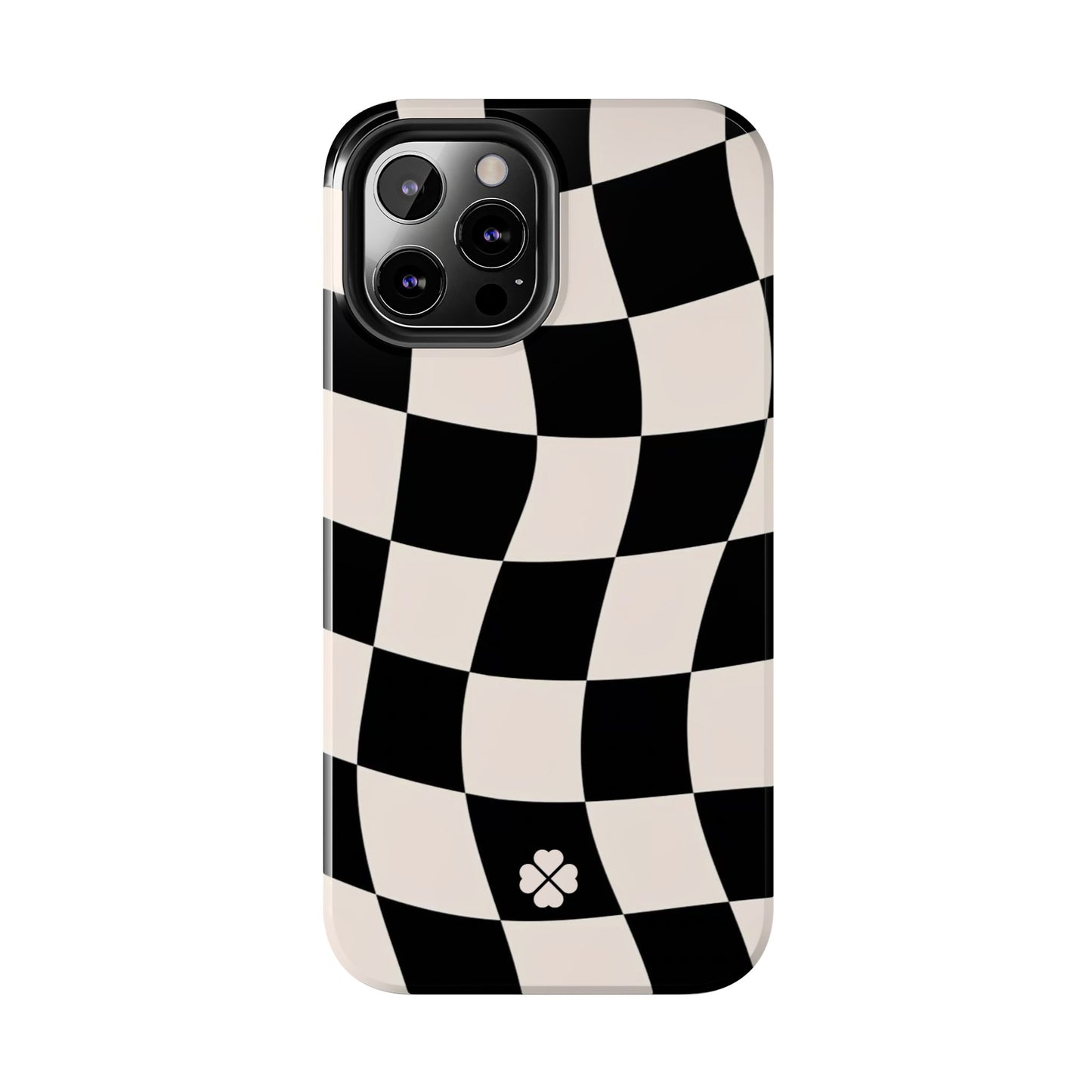 Checkered Waves Phone Case