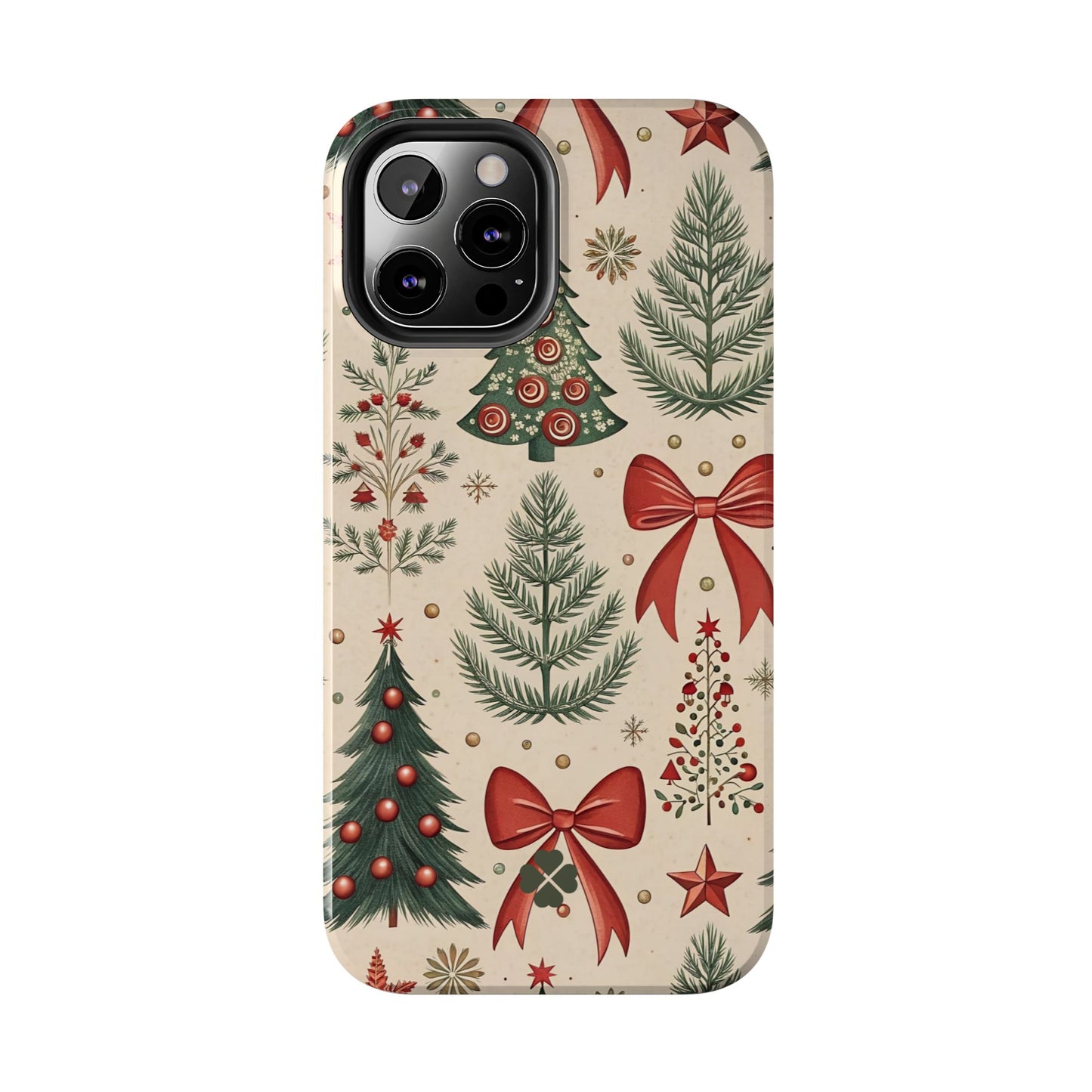 Christmas Tree Bow Phone Case