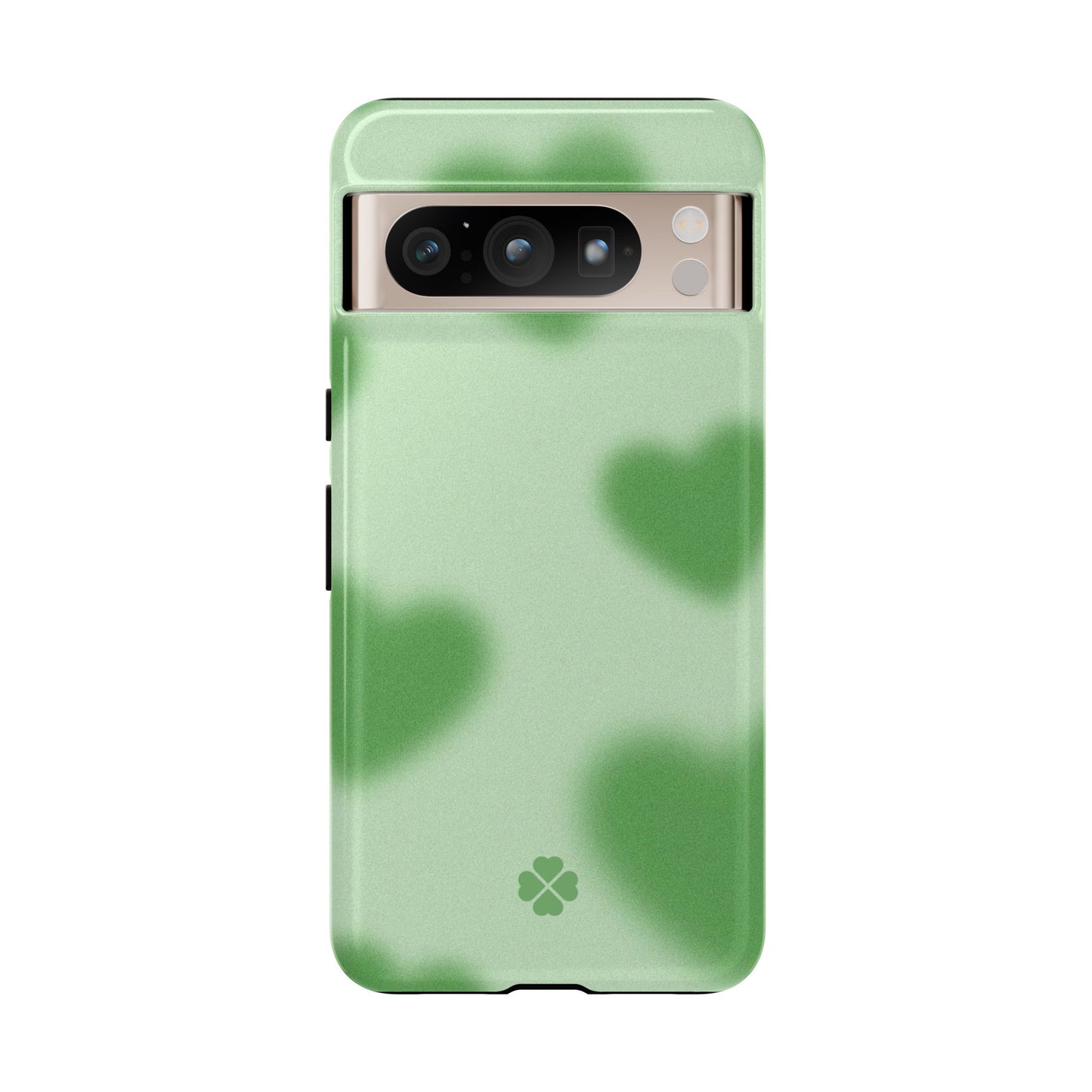 Green Hearts Phone Case