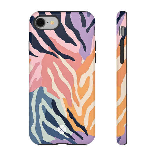 Colored Zebra Phone Case