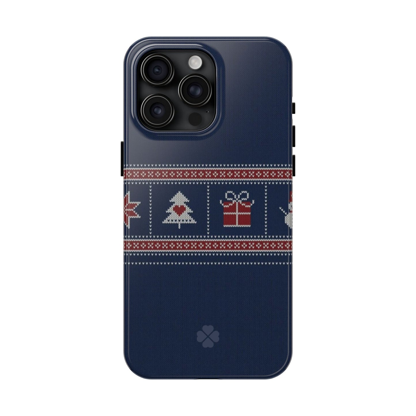 Blue Christmas Sweater Phone Case