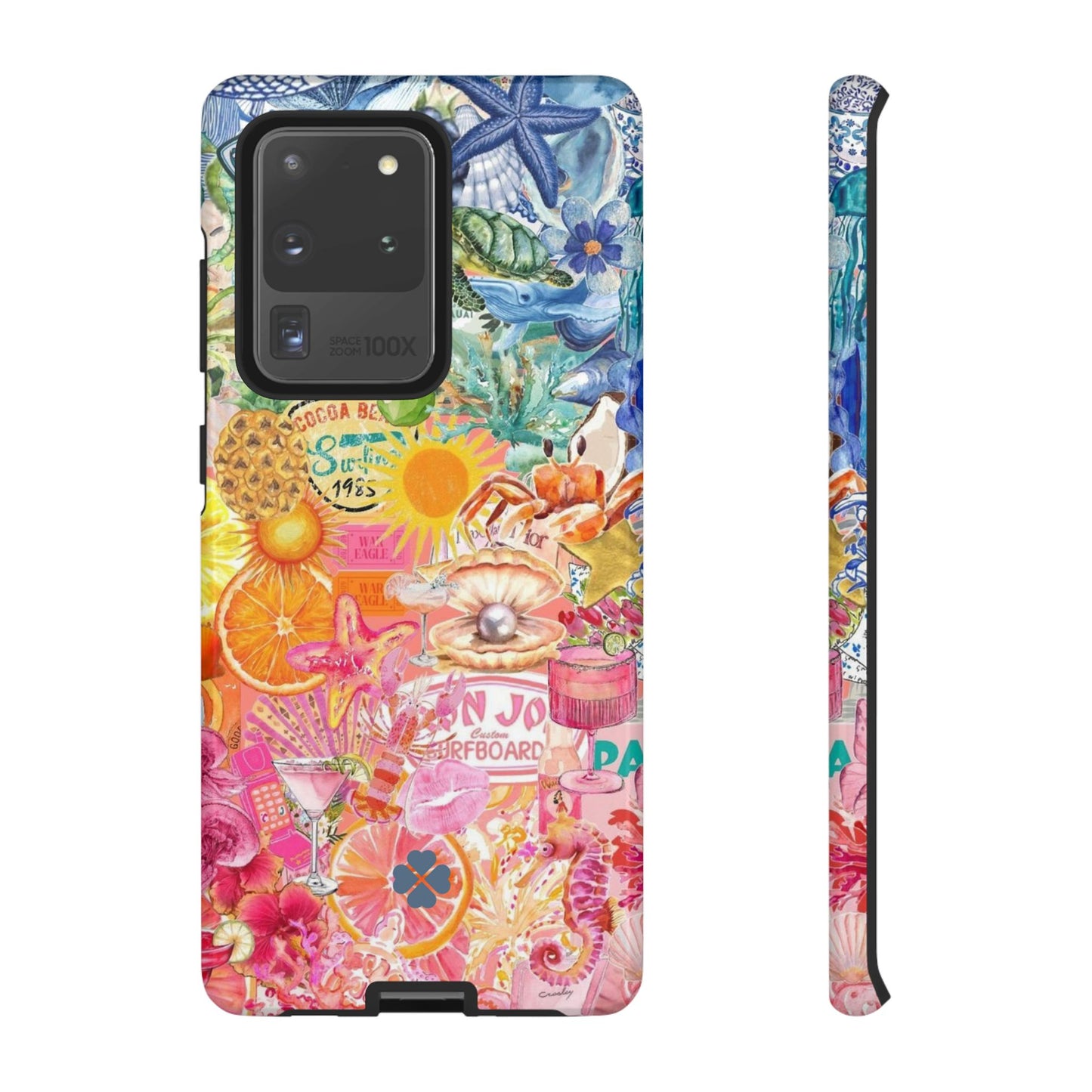 Rainbow Summer Collage Phone Case