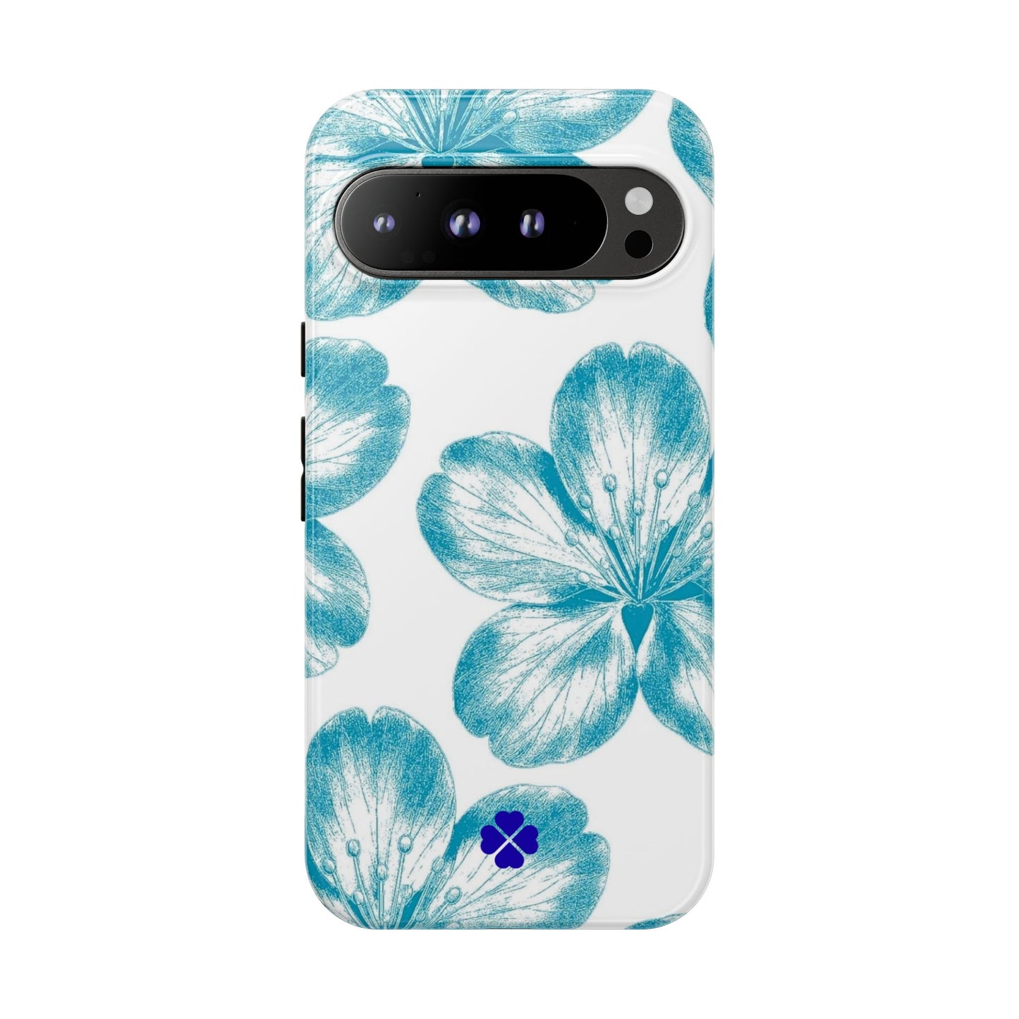 Blue Hibiscus Phone Case