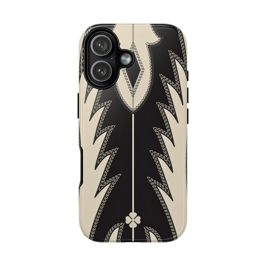 Cowgirl Embroidery Phone Case