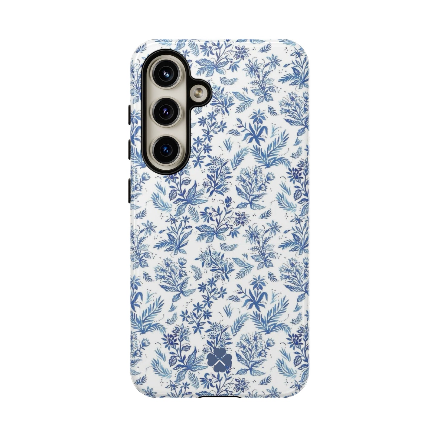 Blue Toile Phone Case