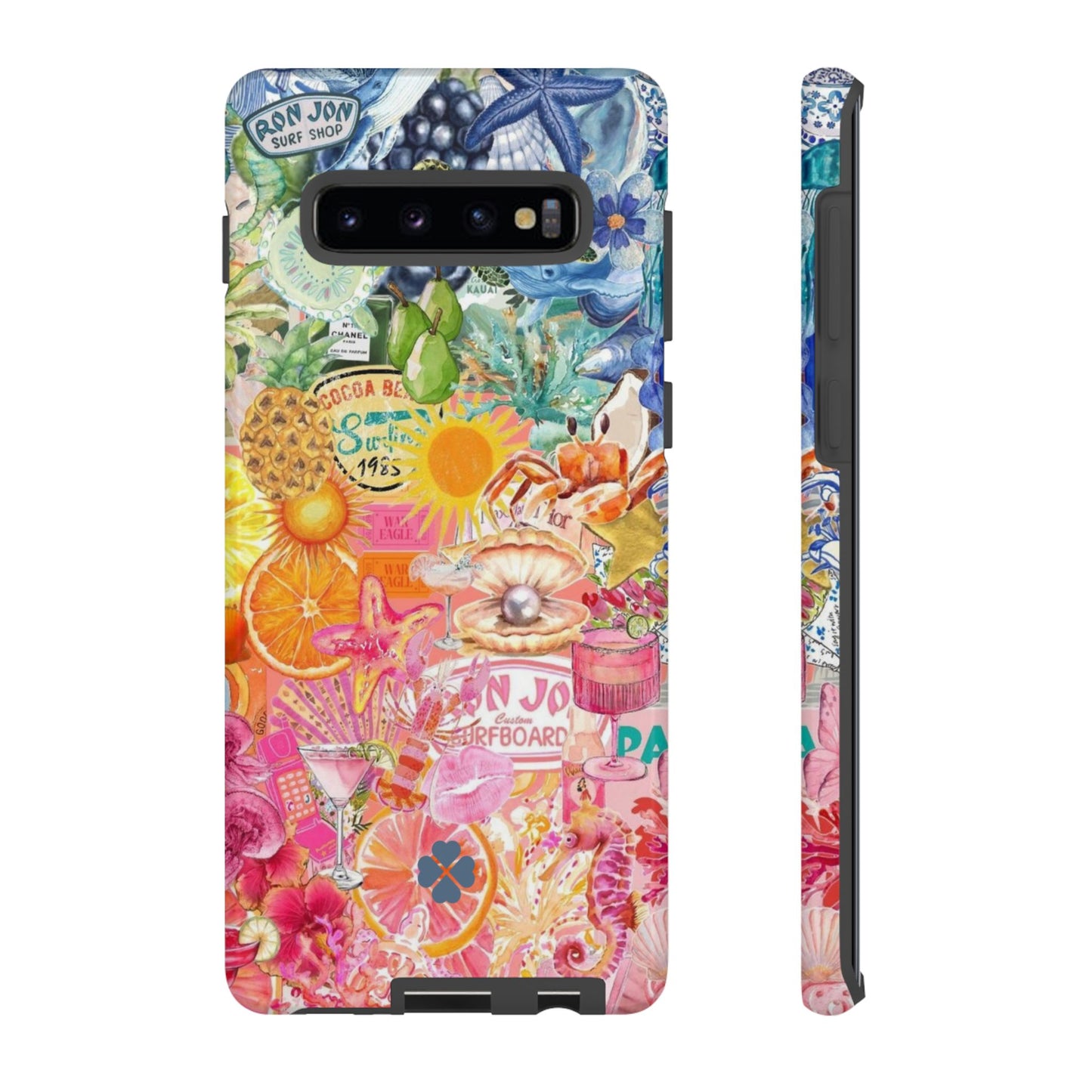 Rainbow Summer Collage Phone Case