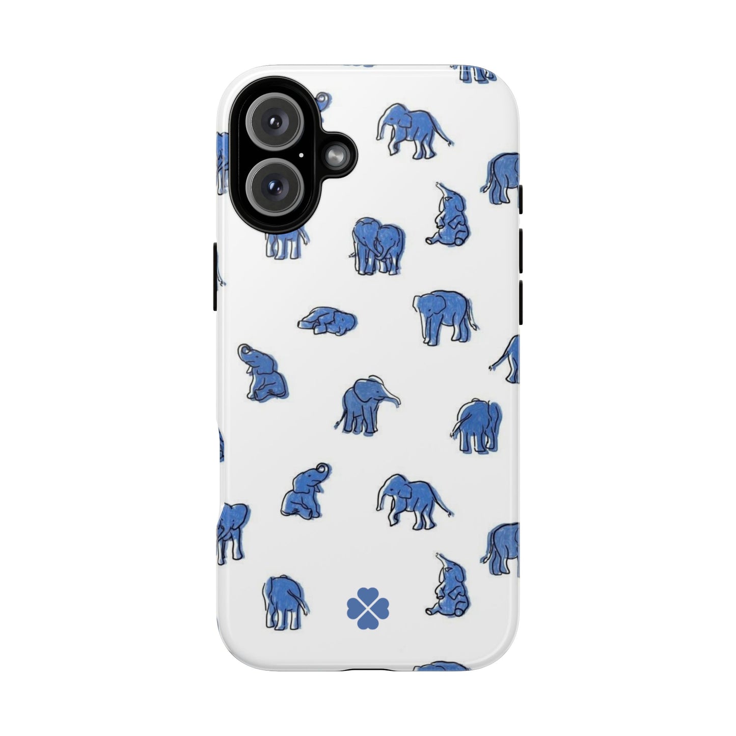 Blue Elephant Phone Case