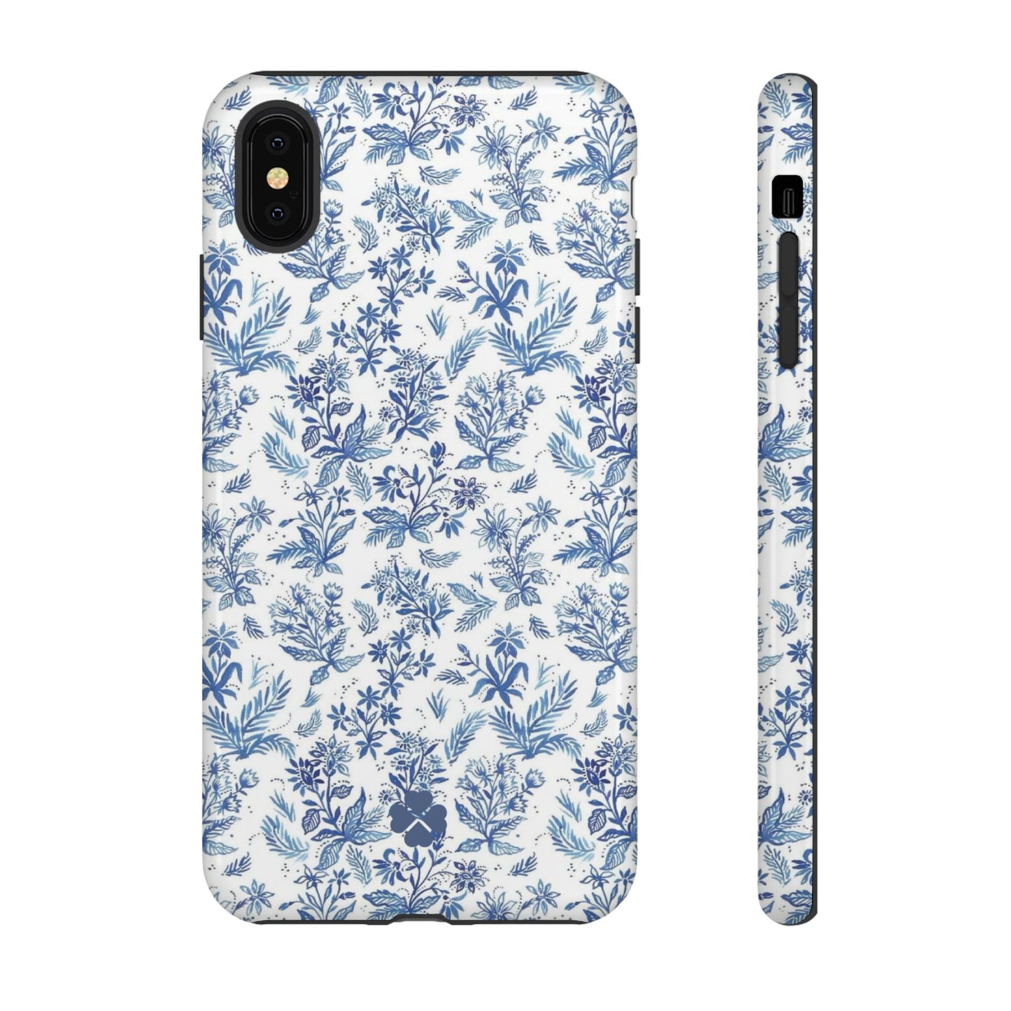 Blue Toile Phone Case