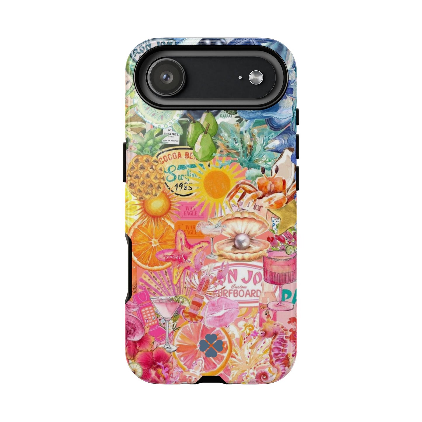 Rainbow Summer Collage Phone Case