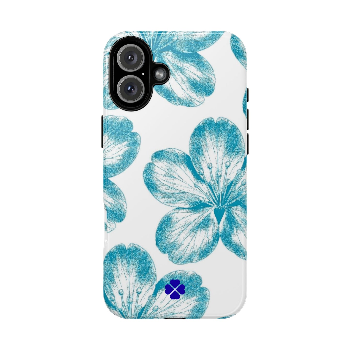 Blue Hibiscus Phone Case