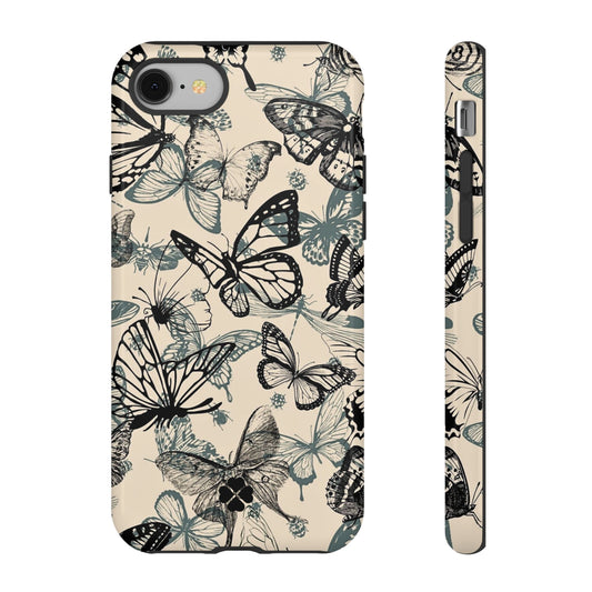 Butterfly Print Phone Case