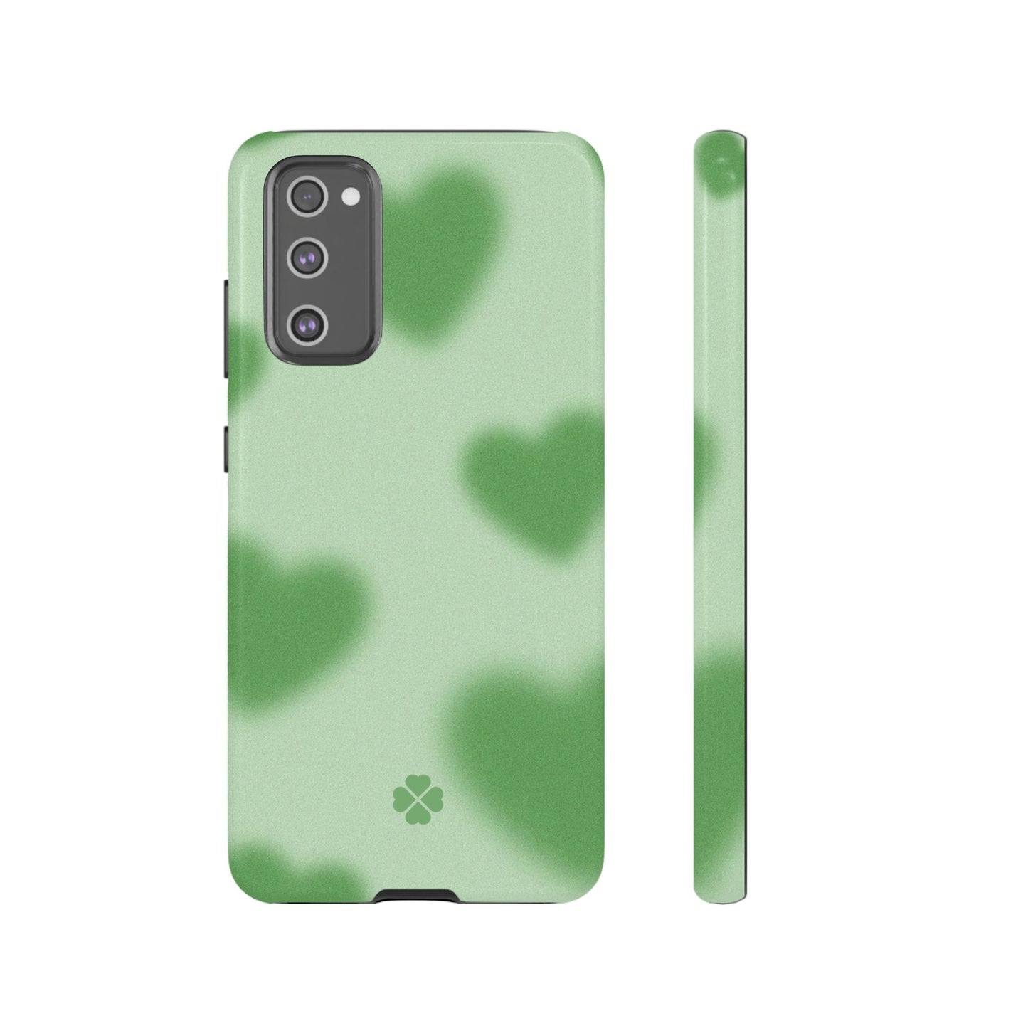 Green Hearts Phone Case