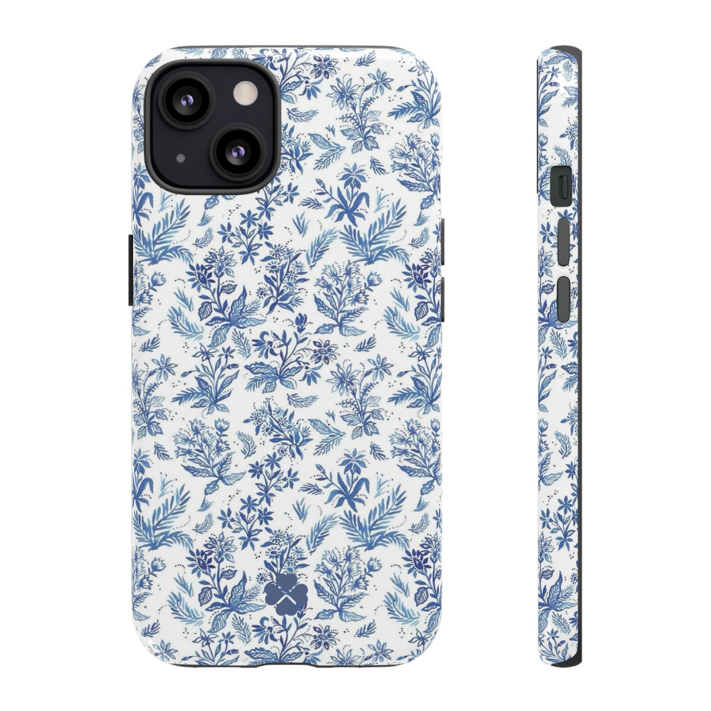 Blue Toile Phone Case
