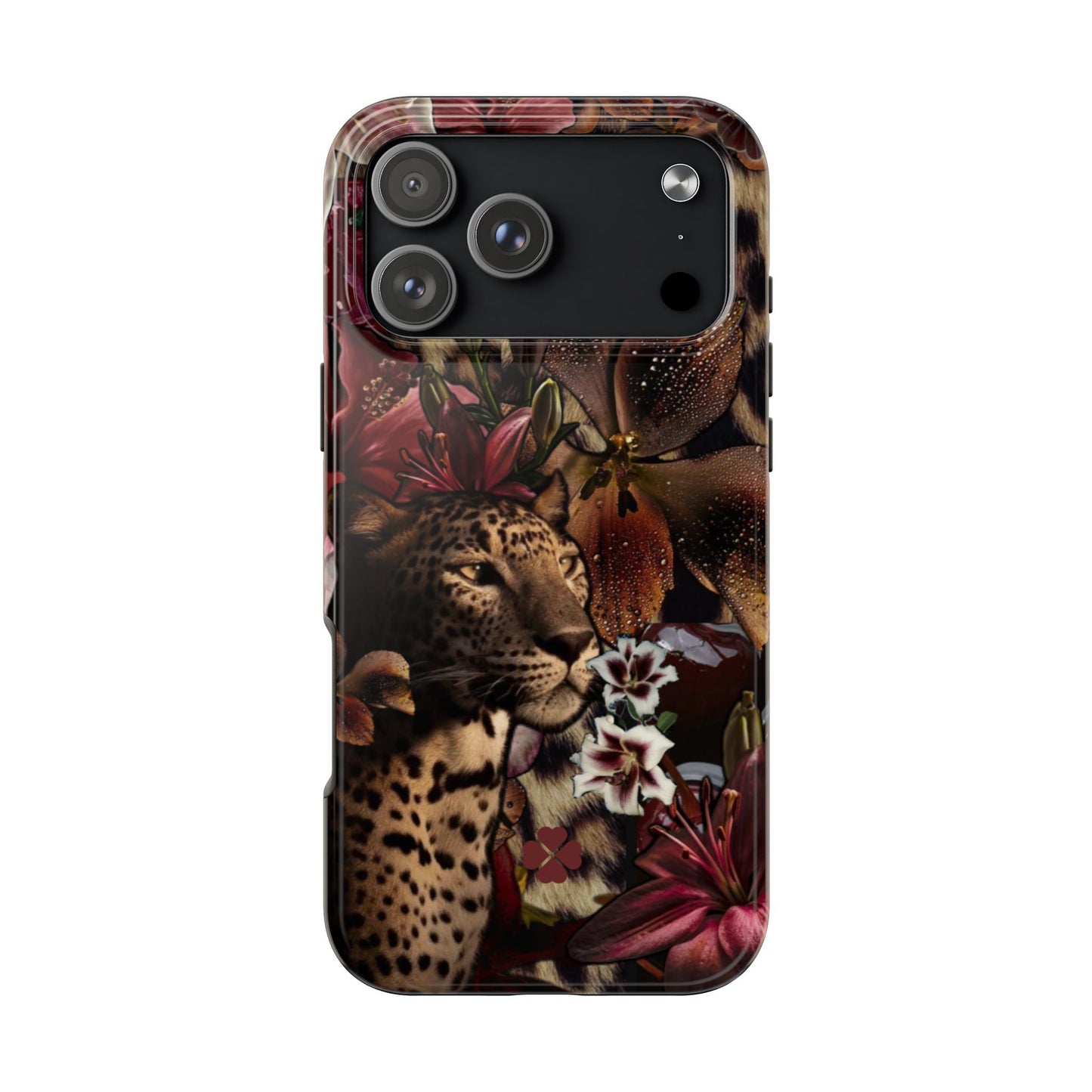 Leopard Floral Phone Case