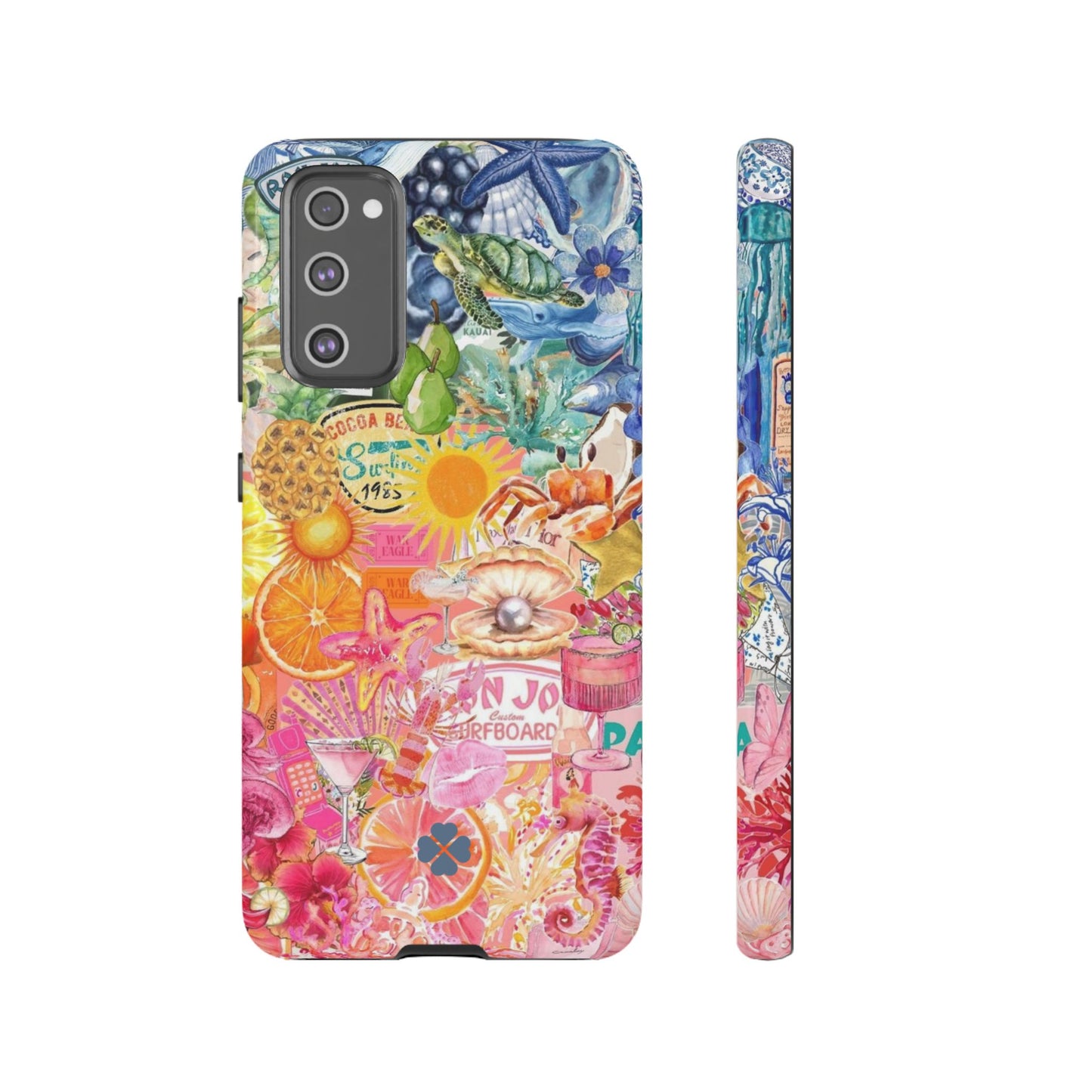 Rainbow Summer Collage Phone Case