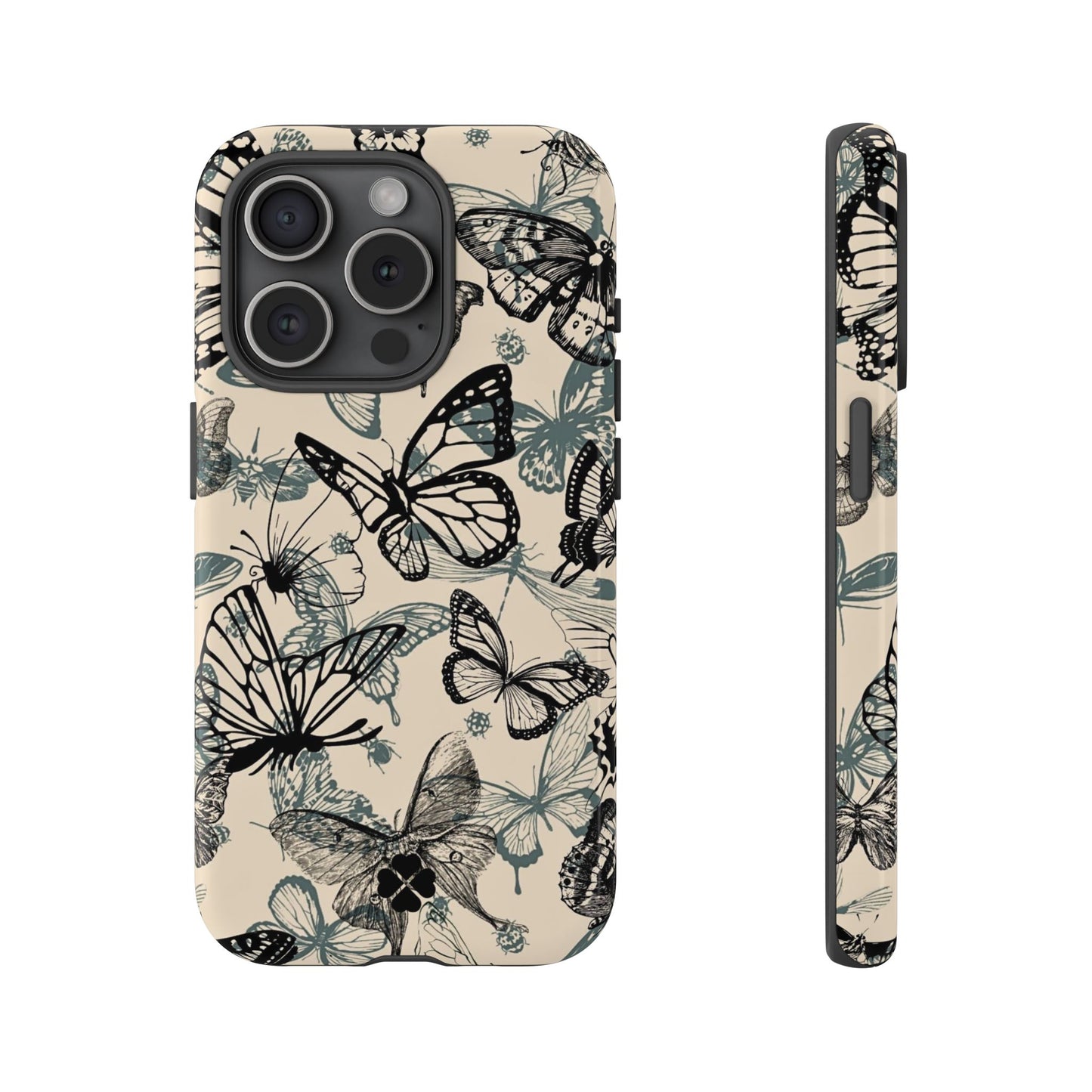 Butterfly Print Phone Case