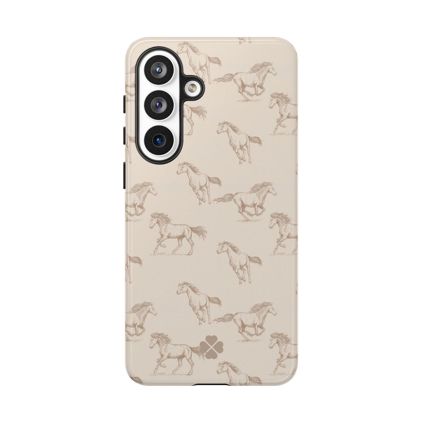 Beige Equestrian Phone Case