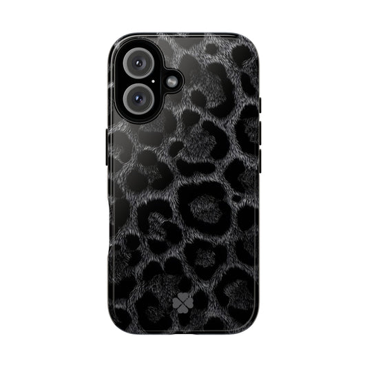 Grey Leopard Phone Case