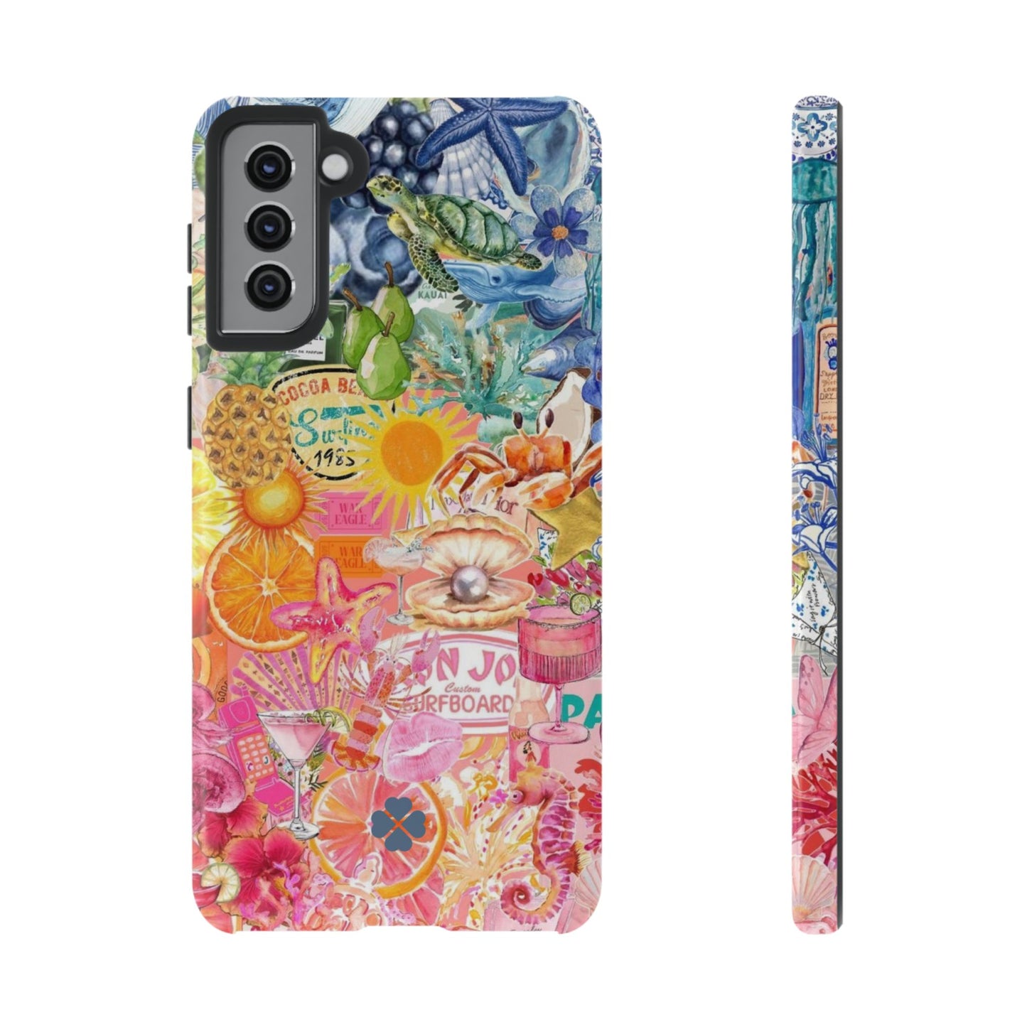Rainbow Summer Collage Phone Case