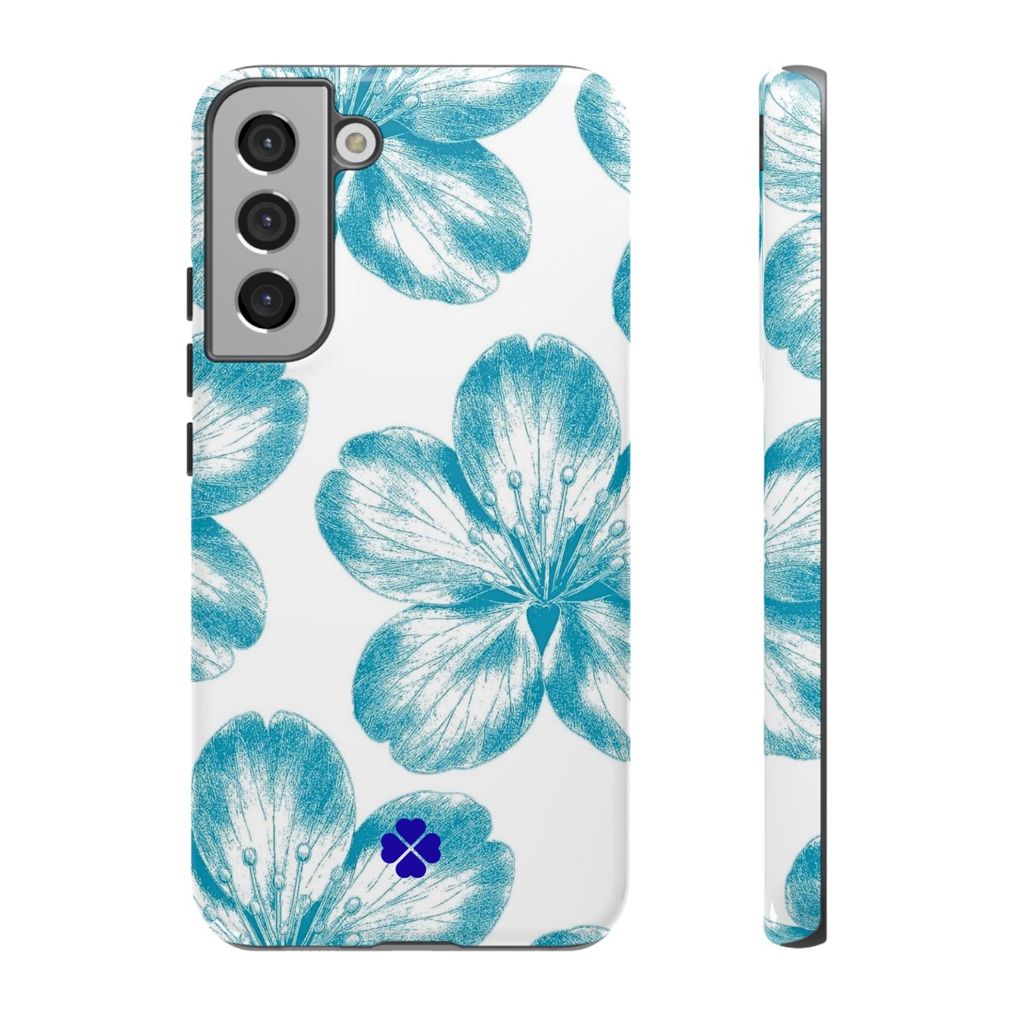 Blue Hibiscus Phone Case