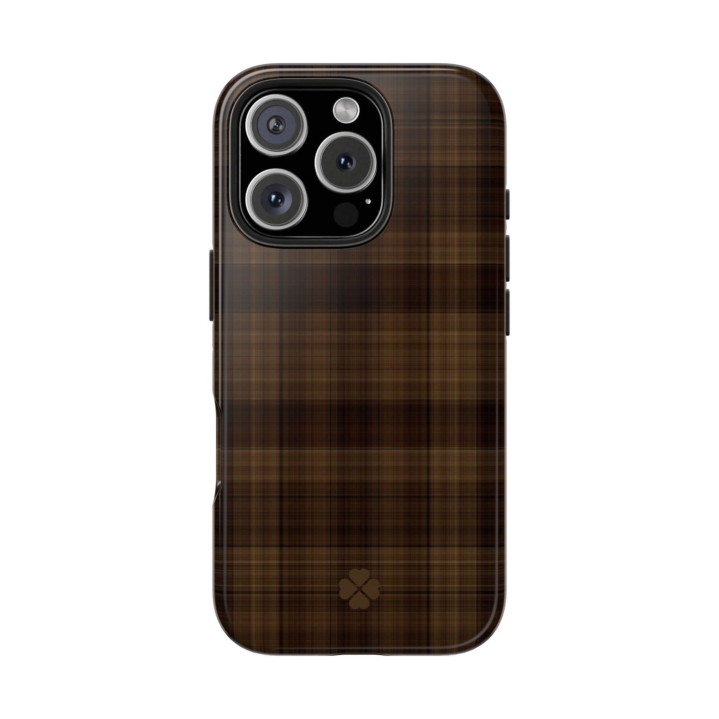 Brown Flannel Phone Case