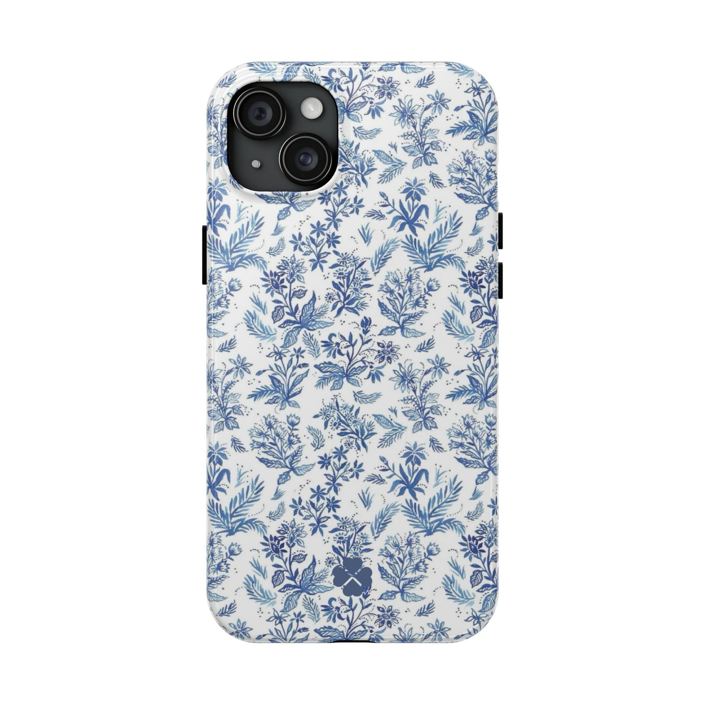 Blue Toile Phone Case
