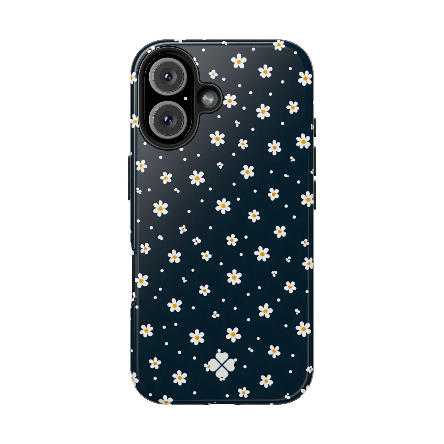Navy Daisy Phone Case