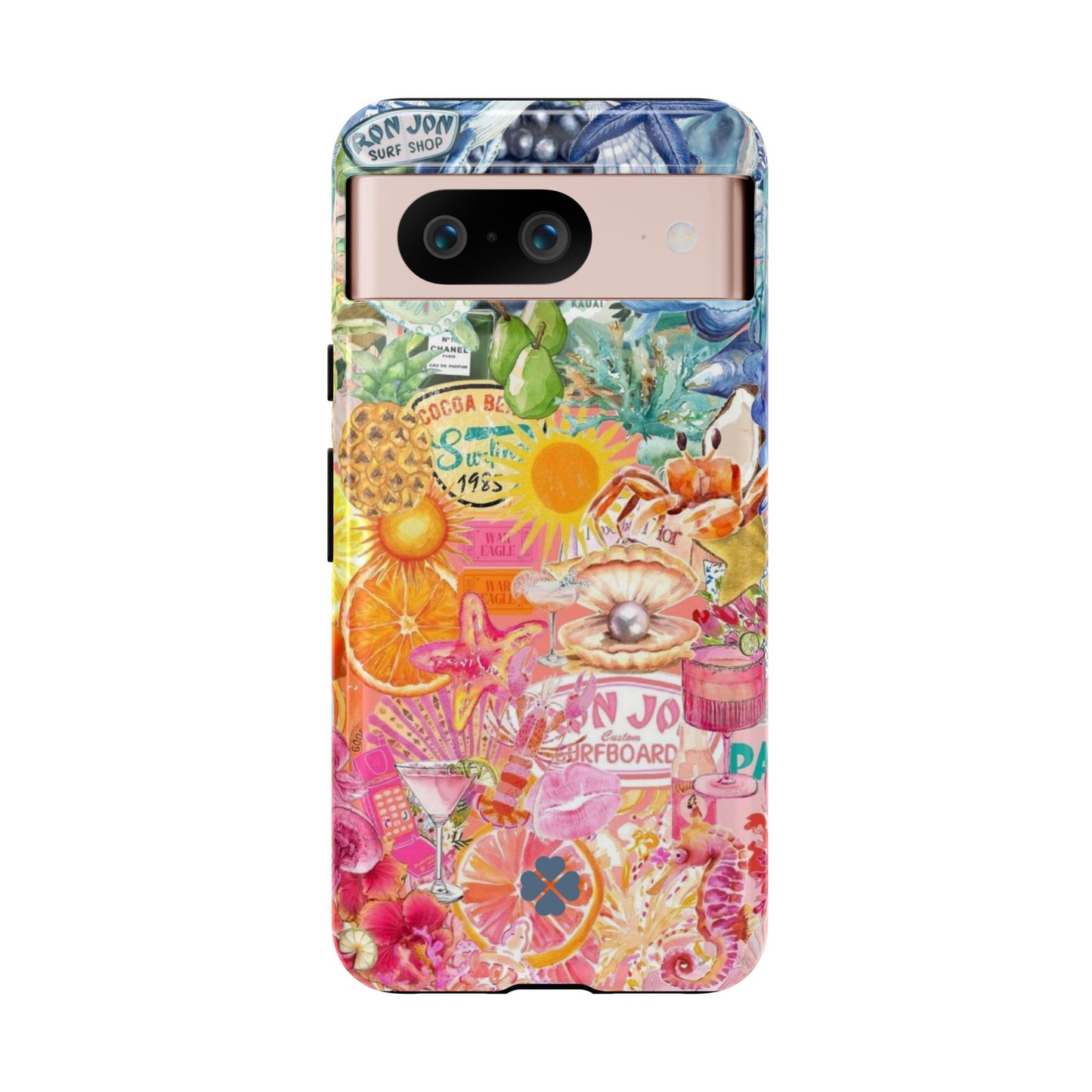Rainbow Summer Collage Phone Case