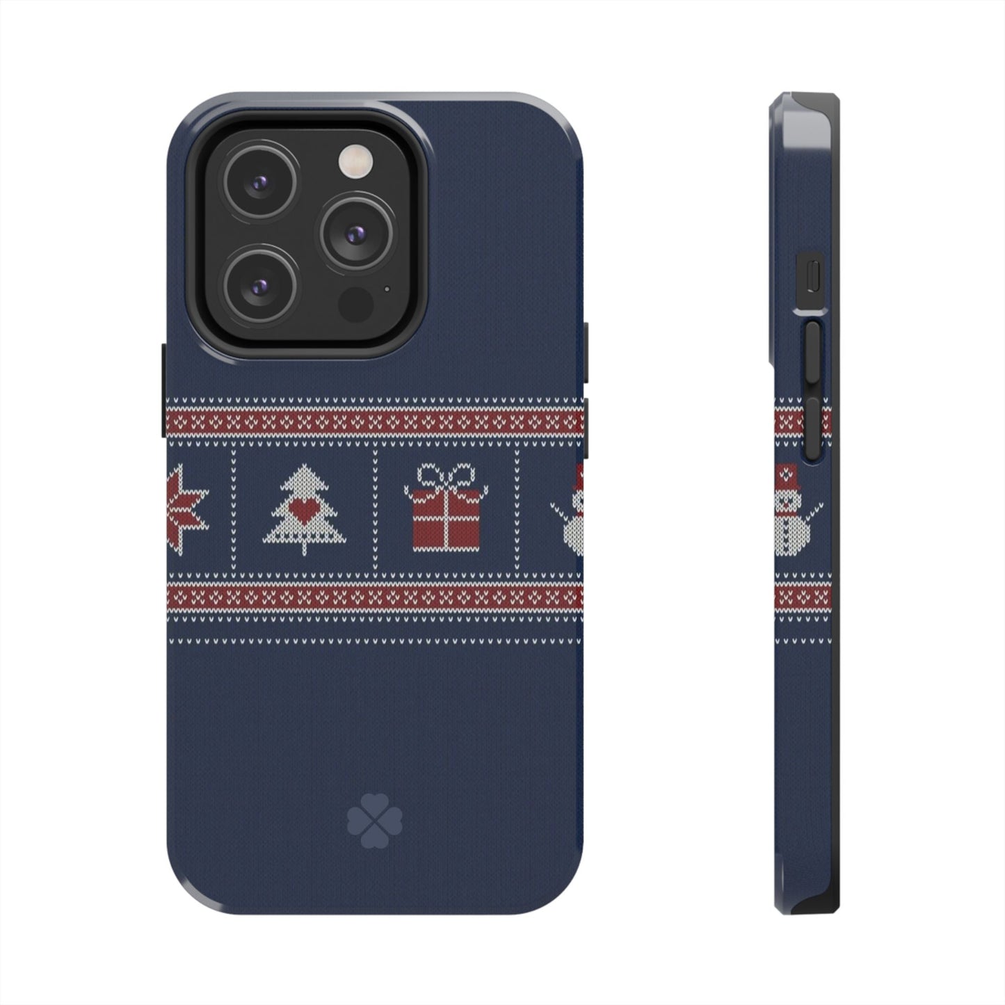 Blue Christmas Sweater Phone Case