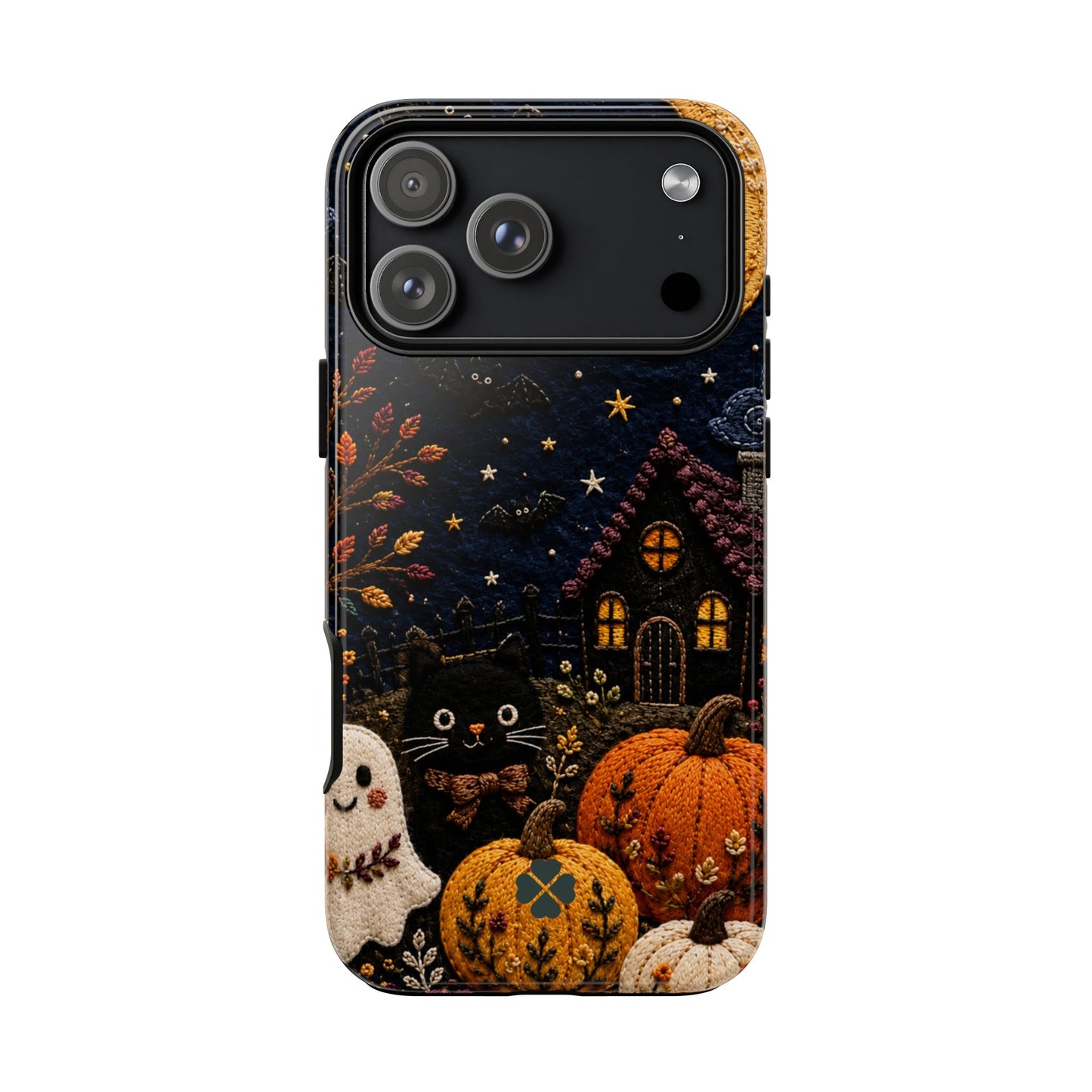 Embroidered Halloween Phone Case