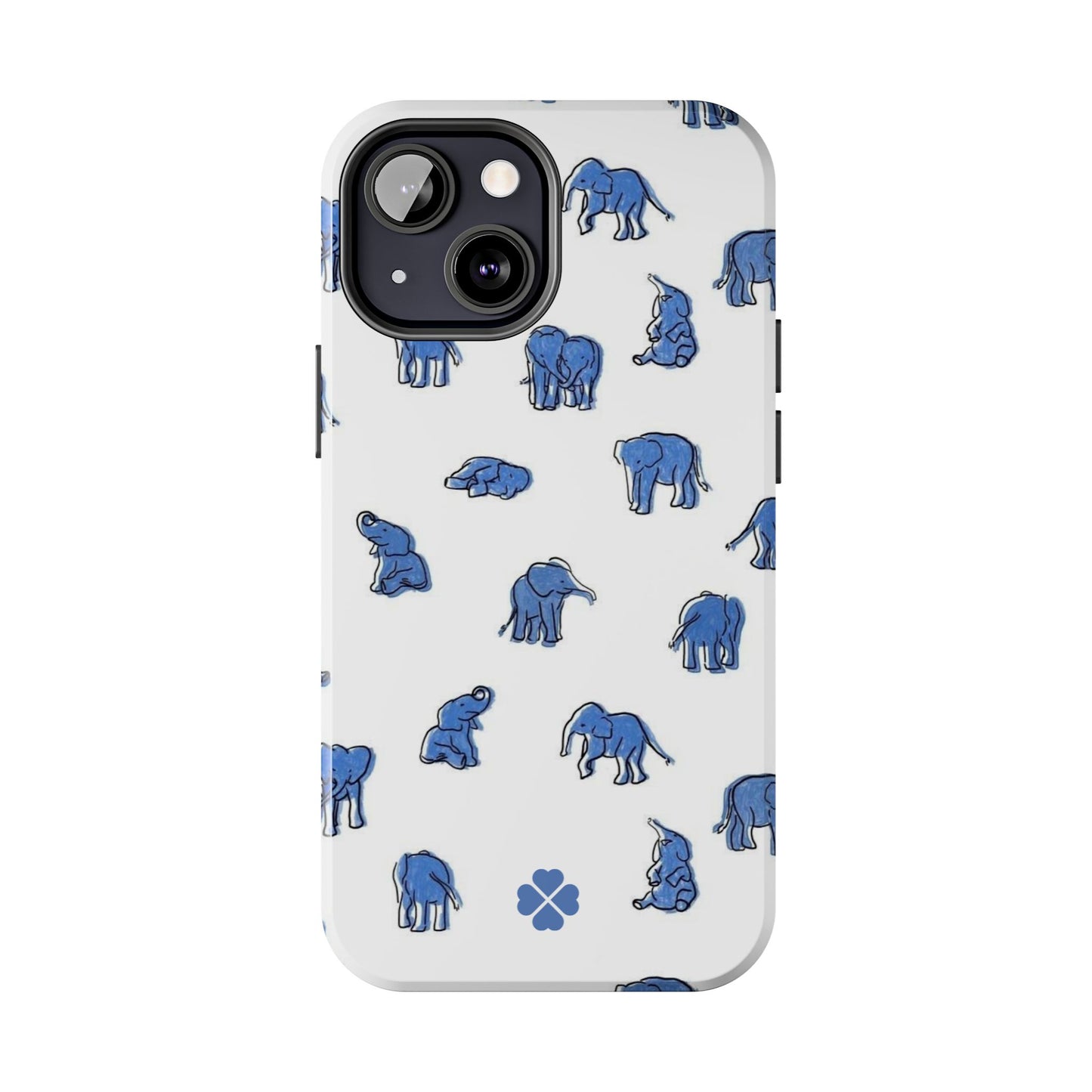 Blue Elephant Phone Case