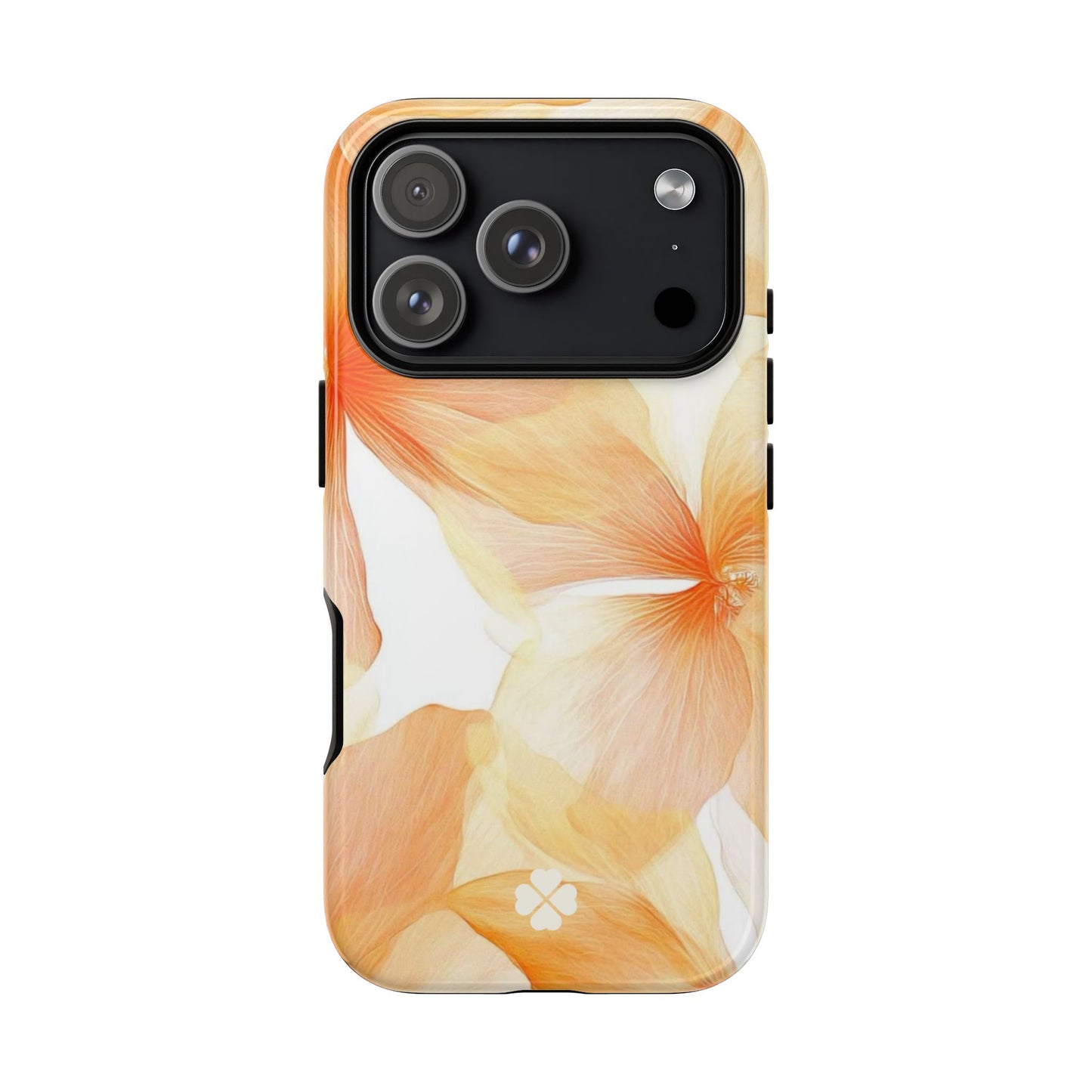 Orange Floral Phone Case