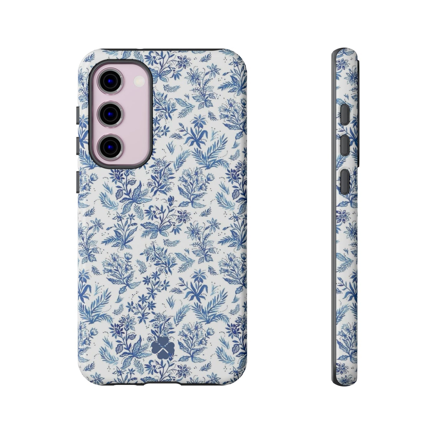Blue Toile Phone Case